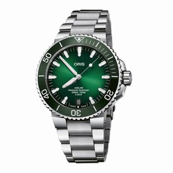 Oris Aquis Date Calibre 400 43.5mm Mens details - Stainless Steel Strap 01 400 7763 4157-07 8 24 09PEB