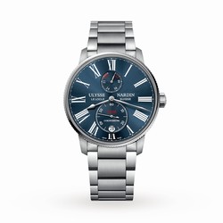 Ulysse Nardin Marine Torpilleur 42mm Stainless Steel Case And Bezel 1183-310-7M/43