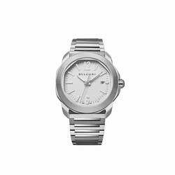 Bvlgari Stainless Steel Octo Roma 41mm White Dial Auto Gents Interchangable Strap details 103738