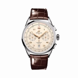 Breitling Premier B01 Chronograph 42mm Mens details Cream AB0145211G1P1