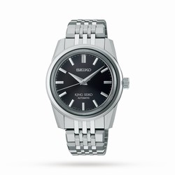 Seiko King Seiko 37mm Mens details - Black SPB283J1