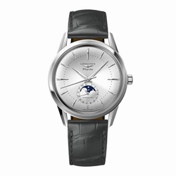Longines Flagship 38.5mm Mens details Silver L48154722