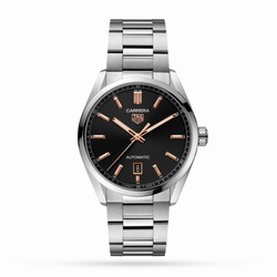 TAG Heuer Carrera Three-Hand 39mm Automatic Mens details WBN2113.BA0639