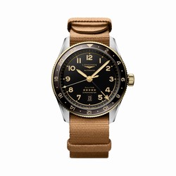 Longines Spirit Zulu Time 42mm Mens details Black L38125539