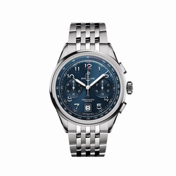Breitling Premier B01 Chronograph 42mm Mens details Blue Stainless Steel AB0145171C1A1