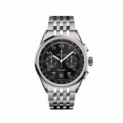 Breitling Premier B01 Chronograph 42mm Mens details Black Stainless Steel AB0145221B1A1