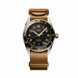 Longines Spirit Zulu Time 39mm Mens details Black L38025539