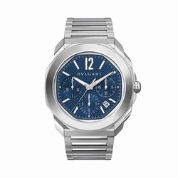 Bvlgari Octo Roma 42mm Mens details Blue 103829