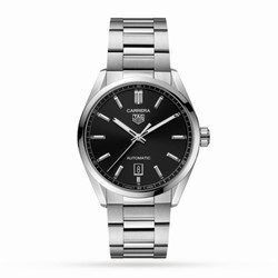 TAG Heuer Carrera Three-Hand 39mm Automatic Mens details WBN2110.BA0639