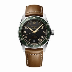 Longines Spirit Zulu Time 39mm Mens details Black L38024632