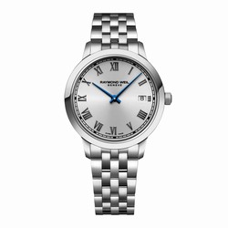 Raymond Weil Toccata 34mm Mens details Silver 5385-ST-00659
