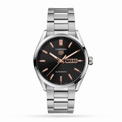 TAG Heuer Carrera Three-Hand 41mm Automatic Mens details WBN2013.BA0640