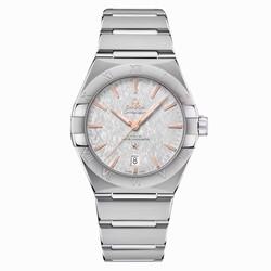 Omega Constellation 39mm Mens details Grey O13110392006001