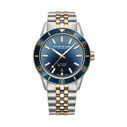 Raymond Weil Freelancer Diver Mens Two-Tone Gradient Blue Dial 42.5 mm 2775-SP3-50051