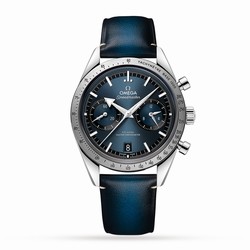 Omega Speedmaster 57 Co-Axial Master Chronometer Chronograph 40.5mm Mens details Blue O33212415103001