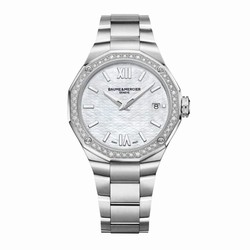 Baume & Mercier Riviera 36mm Unisex details Mother Of Pearl M0A10662