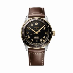 Longines Spirit Zulu Time 42mm Mens details Black L38125532