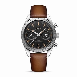 Omega Speedmaster 57 Co-Axial Master Chronometer Chronograph 40.5mm Mens details Black O33212415101001