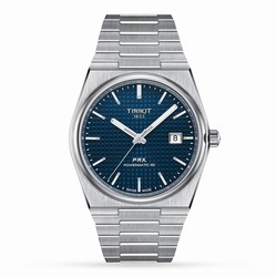 Tissot T-Classic PRX Powermatic 80 40mm Mens details Blue T1374071104100