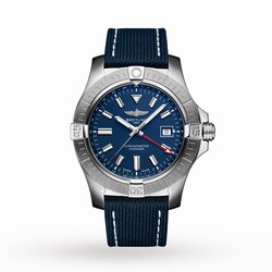 Breitling Avenger Automatic GMT 45 Leather Strap details A32395101C1X2
