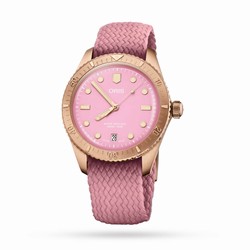 Oris Divers Sixty-Five 38mm Bronze Divers Sixty-Five Cotton Candy Pink 01 733 7771 3158-07 3 19 04BRS