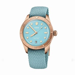 Oris Divers Sixty-Five 38mm Bronze Divers Cotton Candy Sky Blue 01 733 7771 3155-07 3 19 02BRS