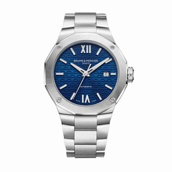 Baume & Mercier Riviera 42mm Mens details Blue M0A10620