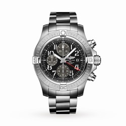 Breitling Avenger Chronograph GMT 45 Stainless Steel details A24315101B1A1