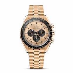 Omega Speedmaster Moonwatch Professional Co-Axial Master Chronometer Chronograph 42mm Mens details Gold O31060425099002