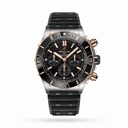 Breitling Super Chronomat B01 44 Stainless Steel  18k Red Gold details UB0136251B1S1