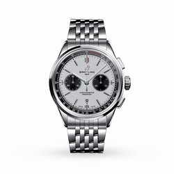 Breitling Premier B01 Chronograph 42 Stainless Steel details AB0118221G1A1