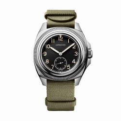 Longines Majetek Black and Khaki Automatic 43mm Mens details L28384538