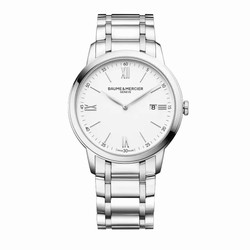 Baume & Mercier Classima Quartz 42mm Mens details White M0A10526