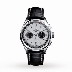 Breitling Premier B01 Chronograph 42 Leather Strap details AB0118221G1P1
