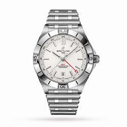 Breitling Chronomat Automatic GMT 40 White Dial details A32398101A1A1