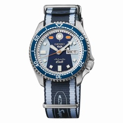 Seiko 5 Sports X Honda Super Cub Limited Edition 42.5mm Mens details Blue SRPK37K1