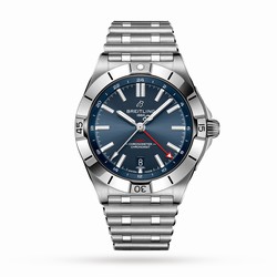 Breitling Chronomat Automatic GMT 40 Blue Dial details A32398101C1A1