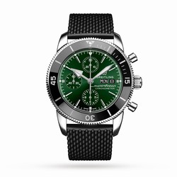 Breitling Superocean Heritage Chronograph 44 Stainless Steel Rubber Strap details A13313121L1S1