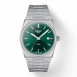 Tissot T-Classic PRX 40mm Mens details Green T1374101109100