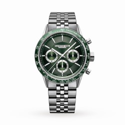 Raymond Weil Freelancer 43.5mm Mens details Green 7741-ST7-52021