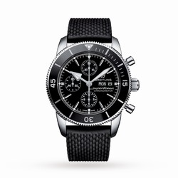 Breitling Superocean Heritage Chronograph 44 Stainless Steel Rubber Strap details A13313121B1S1