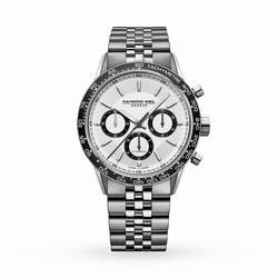 Raymond Weil Freelancer 43.5mm Mens details White 7741-ST1-30021