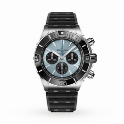 Breitling Super Chronomat B01 44 Stainless Steel  Platinum - Ice Blue details PB0136251C1S1