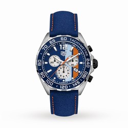 TAG Heuer Formula 1 Gulf Quartz Chronograph Special Edition 43mm Mens details CAZ101N.FC8243