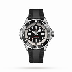 Breitling Superocean Automatic 46 Stainless Steel Rubber Strap details A17378211B1S1