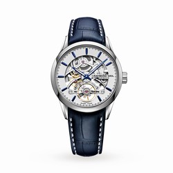Raymond Weil Blue Skeleton Freelancer 2785 42.5mm Mens details 2785-STC-65001