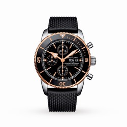 Breitling Superocean Heritage Chronograph 44 Rubber Strap details U13313121B1S1