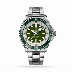 Breitling Superocean Automatic 44 Stainless Steel - Green details A17376A31L1A1