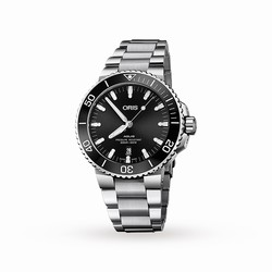 Oris Aquis Diver Stainless Steel 39.5mm Mens details 01 733 7732 4134-07 8 21 05PEB