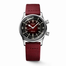 Longines Legend Diver 36mm Mens details Red L33744402